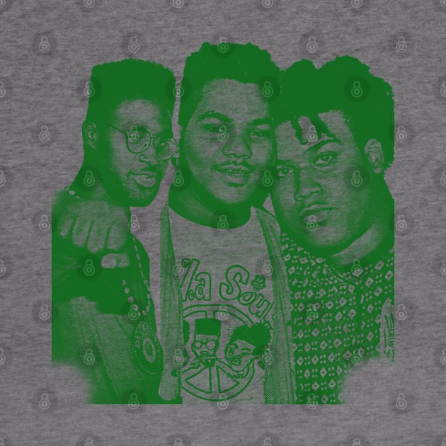 31 artdrawing// de la soul// green solid style by Loreatees